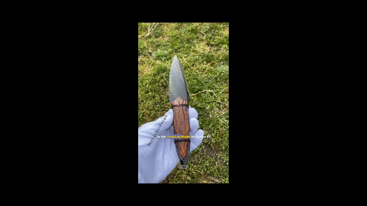 How to make obsidian blade