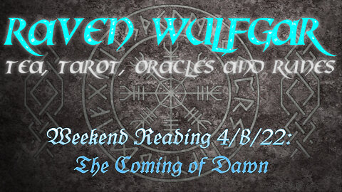 Weekend Reading 4/8/22: The Coming of Dawn