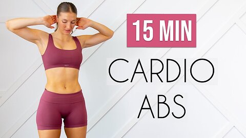 15 MIN TOTAL BEGINNER CARDIO ABS (All Standing, No Equipment)