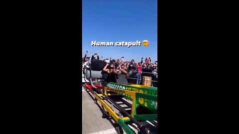 The😱Human👀Catapult💥🪂😎🍺