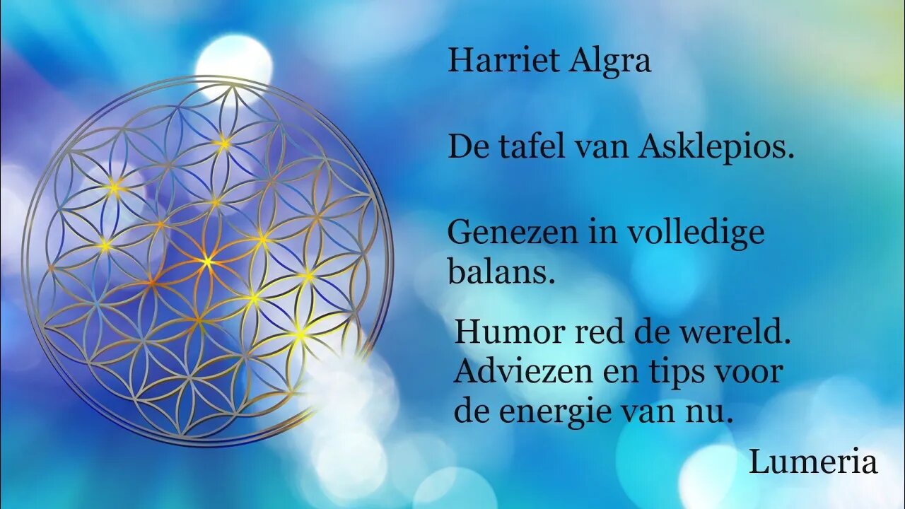 Harriet Algra - De Tafel van Asklepios en adviezen voor de energie van Nu