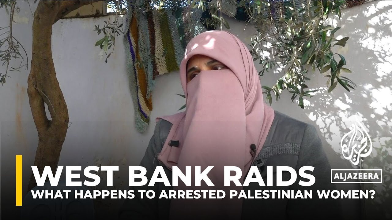 What happens to arrested Palestinian women?