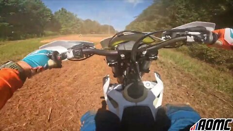 Test riding the 2023 Husqvarna FE450 at Moto 40!