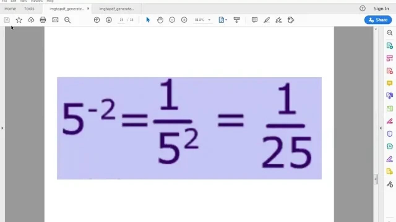Class 7th Maths A Exponents Assignment 2 & 3 15 07 2020