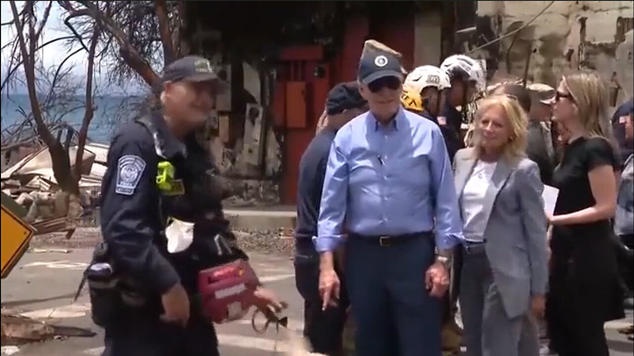 Resident Pedo Joe Biden Jokes About How Hot The Ground Is In Maui - HaloRock