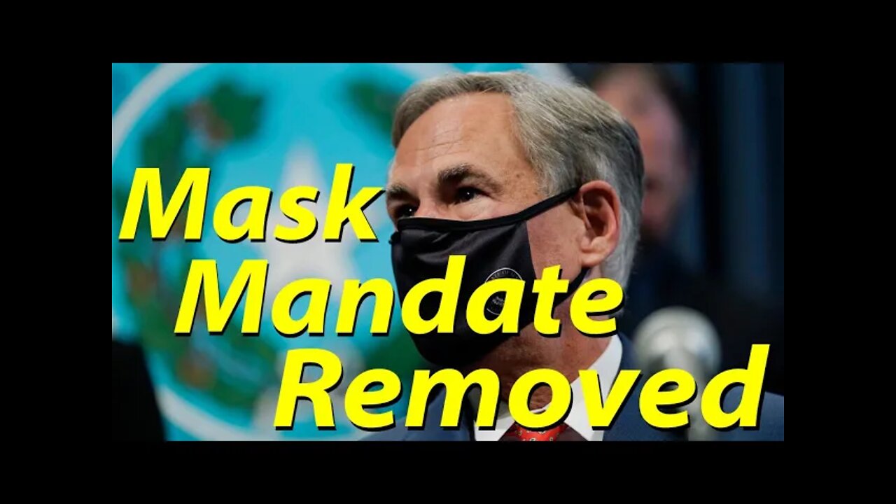 Why I Support the Removal of the Mask Mandate