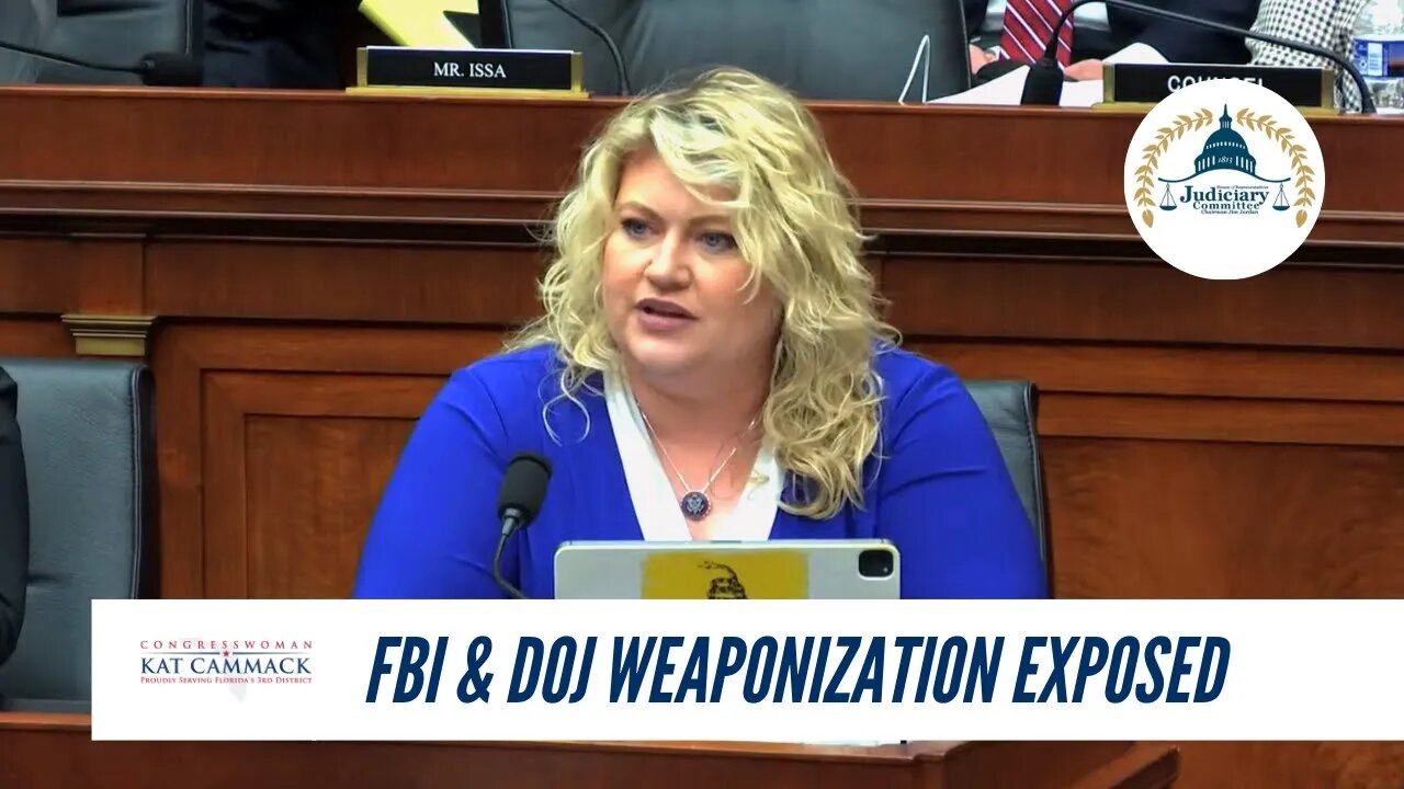 Rep. Cammack Question Period During Weaponization Hearing With FBI Whistleblower Testimony