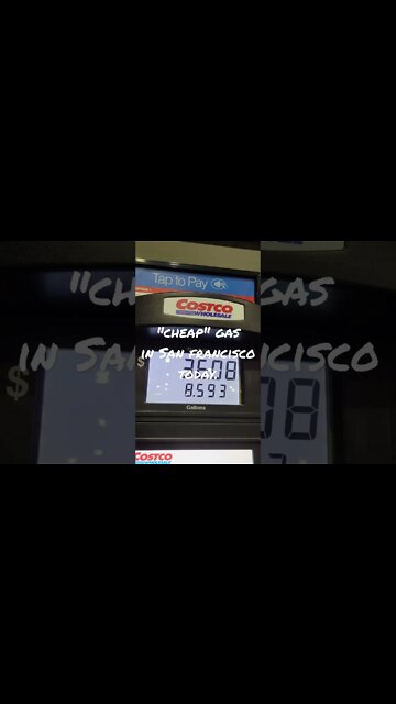 The price of Cheap Gas in San Francisco 8.17.21 #shorts