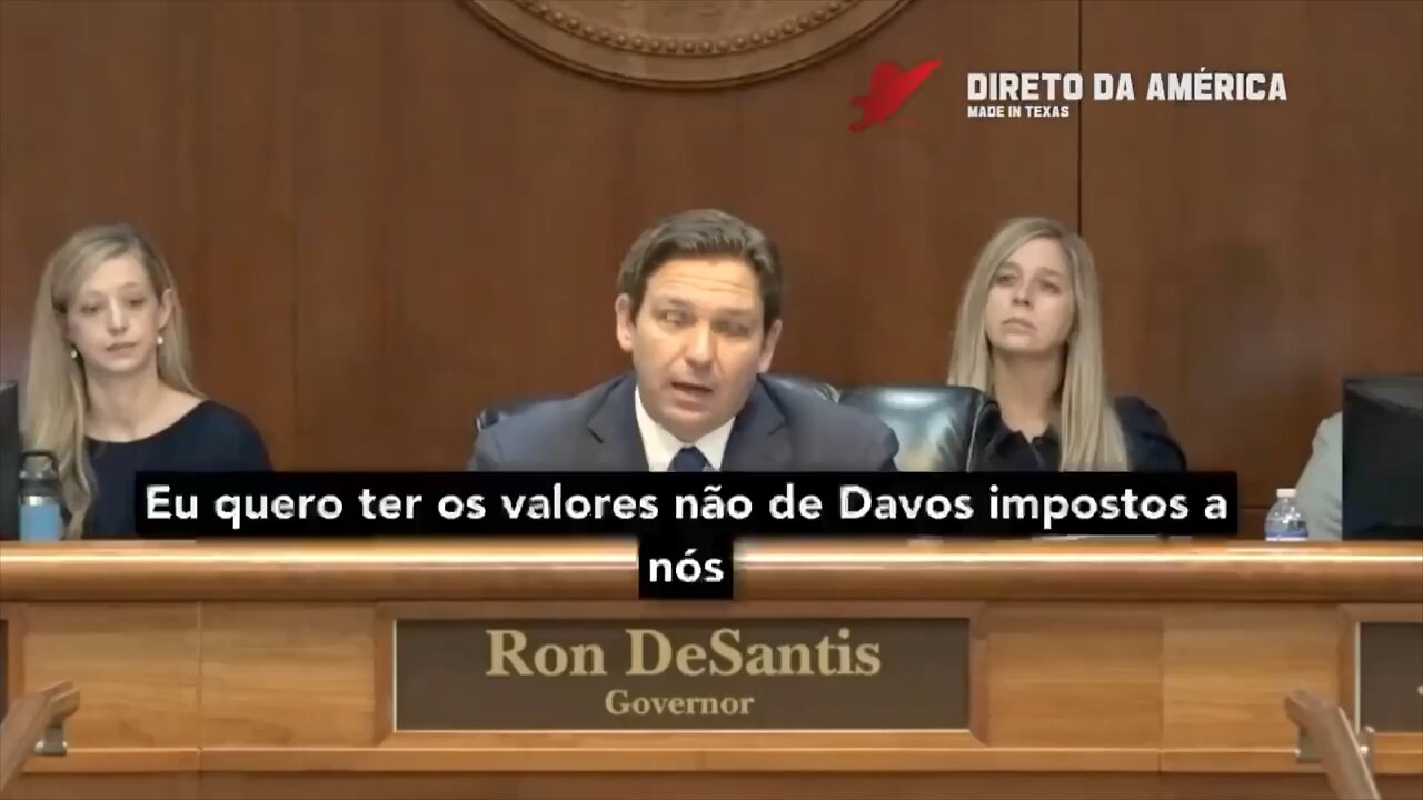 Ron DeSantis: Fórum Econômico Mundial não tem vez na Flórida