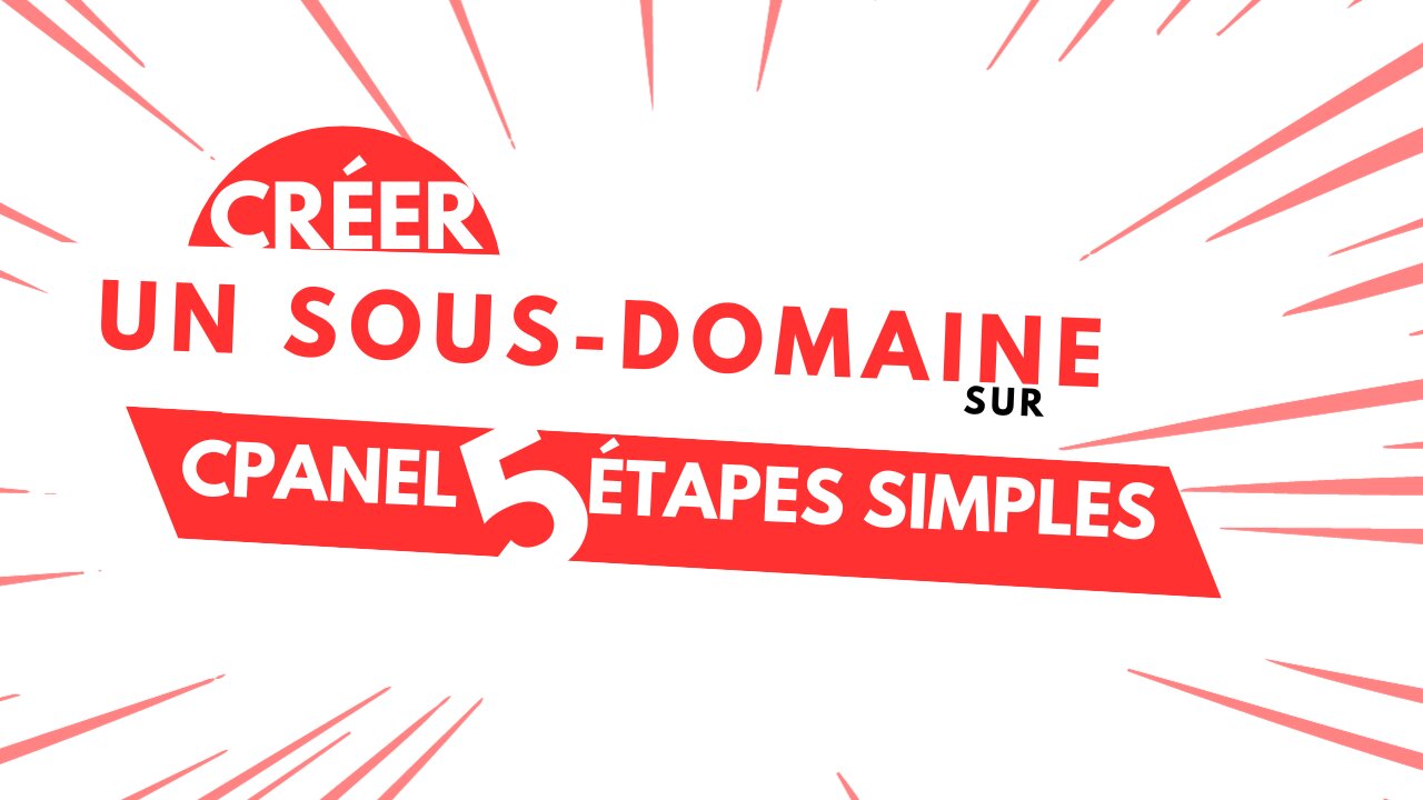 comment créer un sous-domaine web