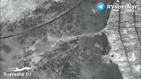 Russian Artillery Destroys Ukrainian Positions