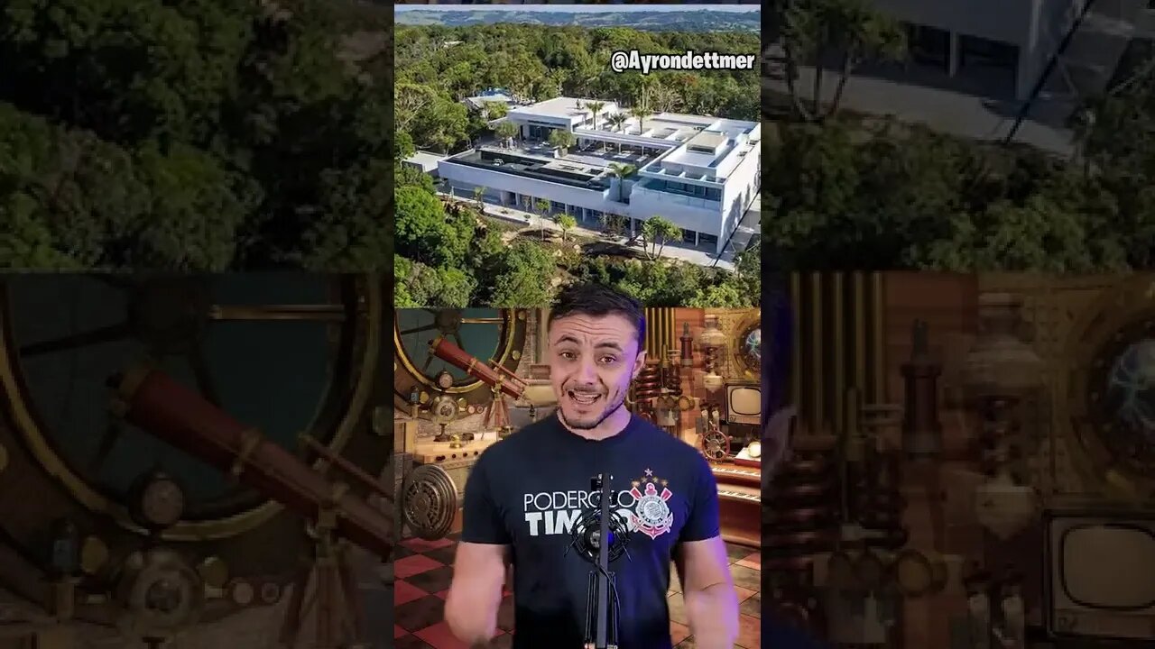 A MANSÃO DELE É AVALIADA EM 270 MILHÕES