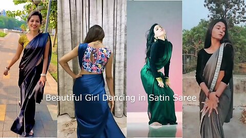 Girls Dancing in Satin Saree | Hot Dance🔥❣️🥰 | Grouchy Channel