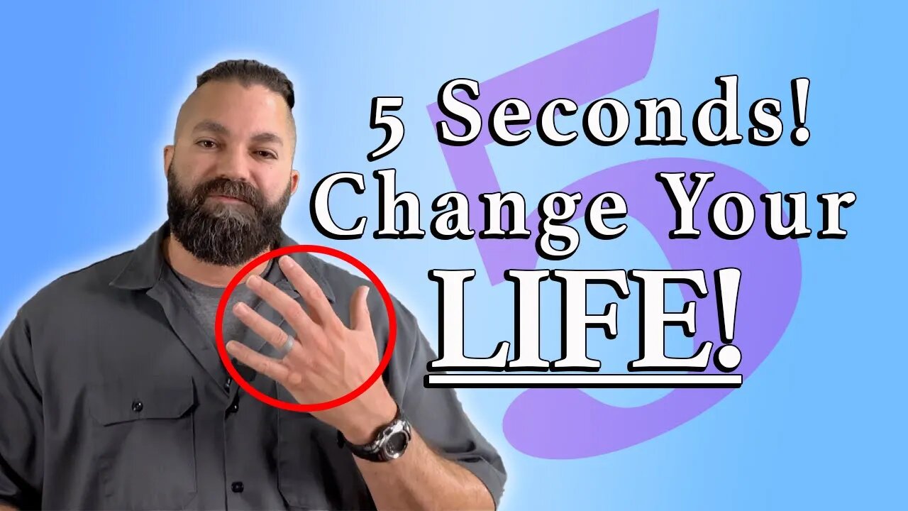 TRY THIS!! - This 5-Second Method Can Change EVERYTHING For You! - Mel Robbins Powerful Technique!