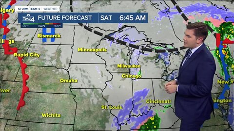 Chilly Veterans Day, snow this weekend