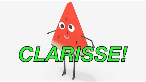 Happy Birthday CLARISSE! - WATERMELON Birthday Song