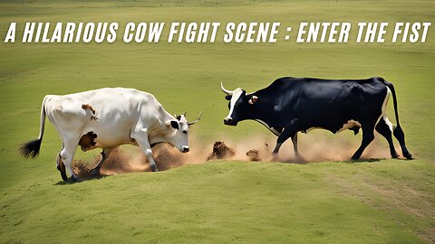 A hilarious cow fight scene : Enter the Fist