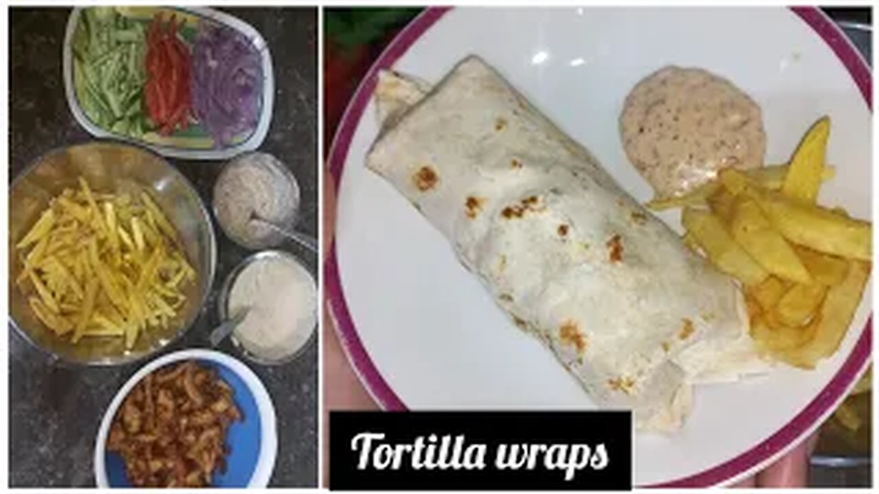 Tortilla wrap recipe | easy and quick wrap and sauce recipe | by fiza farrukh