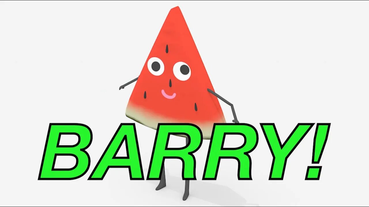 Happy Birthday BARRY! - WATERMELON Birthday Song