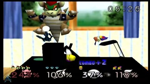 Smash Remix 1 Vs. 3 (N64) On Wii