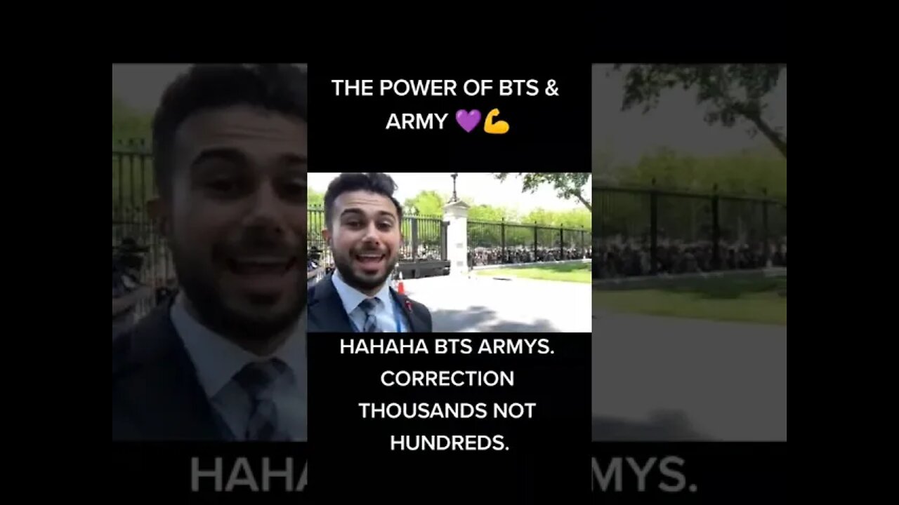 reports never seen any thing like this the power of BTS army #btsatwhitehouse #btswhitehouse