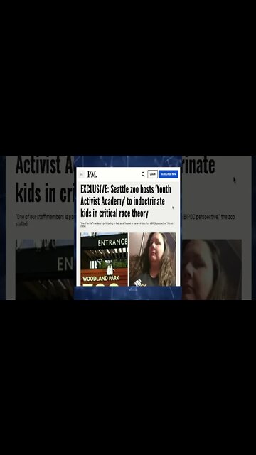 Zoo Indoctinates Kids Into Critical Race Theory #shorts