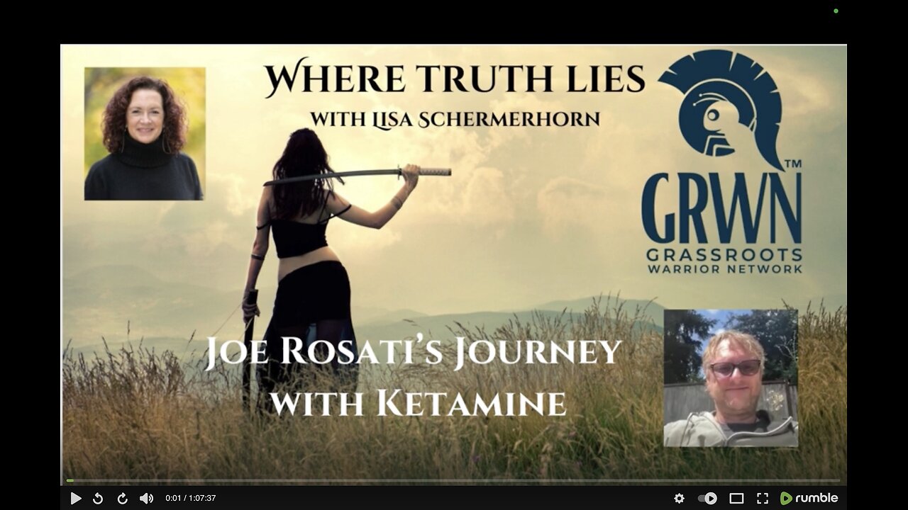 Joe's journey with Ketamine therapy, how it works, well being, his music & the entertainment world. Premiers 11/11 #320