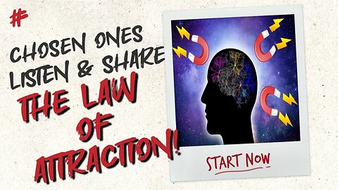 Chosen Ones Listen & Share: Create Your Dream💭 Life With The Law Of Attraction!⚡🧲