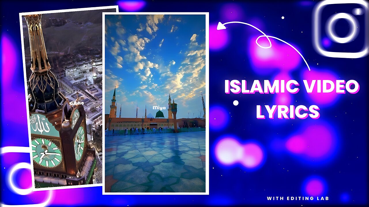 How To Make Trending 🫶🏻ISLAMIC LYRICS VIDEO ❤️‍🔥