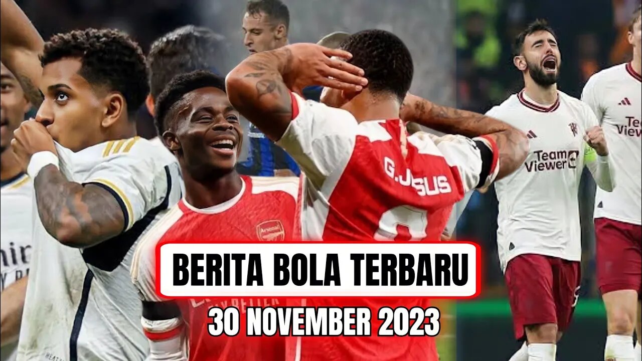 Arsenal Pesta Enam Gol, MU Gagal Menang,Madrid Libas Napoli,Inter Ditahan Imbang Berita Bola Terbaru