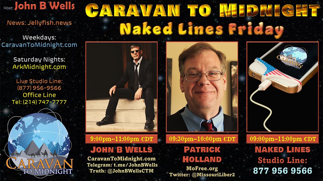 Naked Lines Friday - John B Wells LIVE