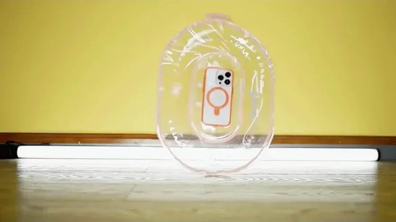 The Internet has conquered the concept of a smartphone case with a built-in airbag .