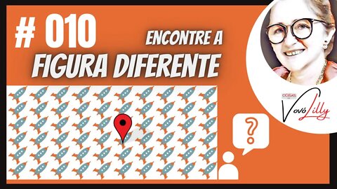 ENCONTRE A FIGURA DIFERENTE | # 010 | FIND THE DIFFERENT FIGURE