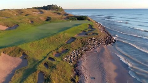 It's practice round day at Whistling Straits