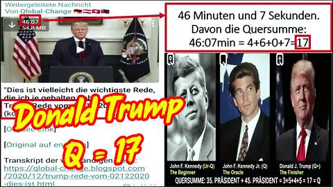 Donald John Trump Q = 17