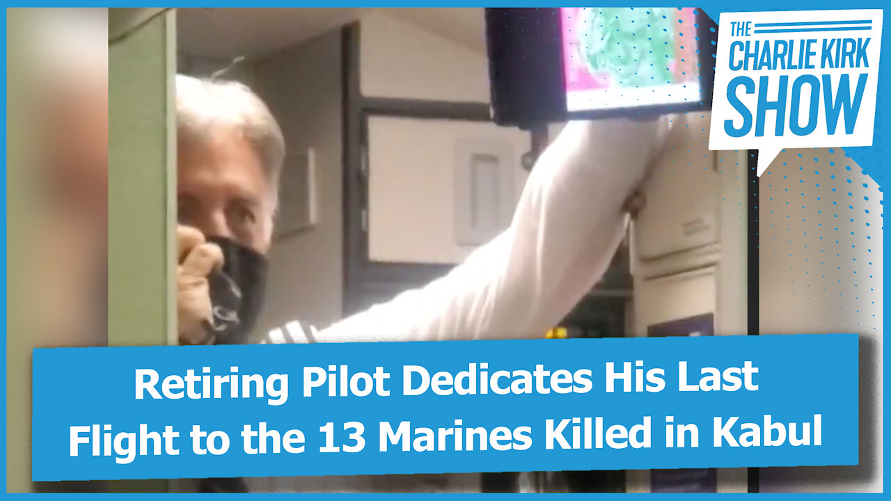 Retiring Pilot Dedicates His Last Flight to the 13 Marines Killed in Kabul