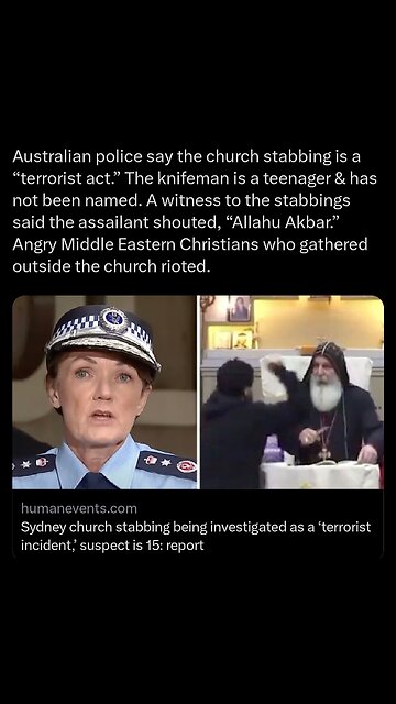 5000 angry Australians chant to "BRING HIM OUT!" at police after the terrorist attack on Christian..