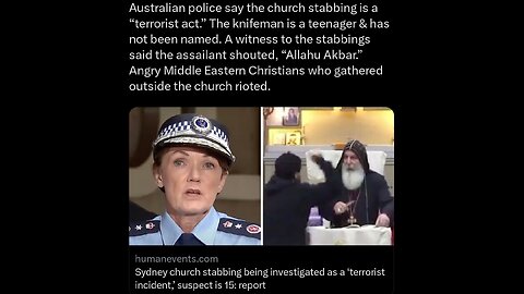 5000 angry Australians chant to "BRING HIM OUT!" at police after the terrorist attack on Christian..