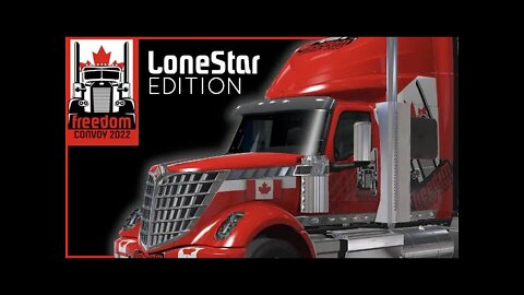 American Truck Simulator Freedom Convoy 2022 custom paint scheme