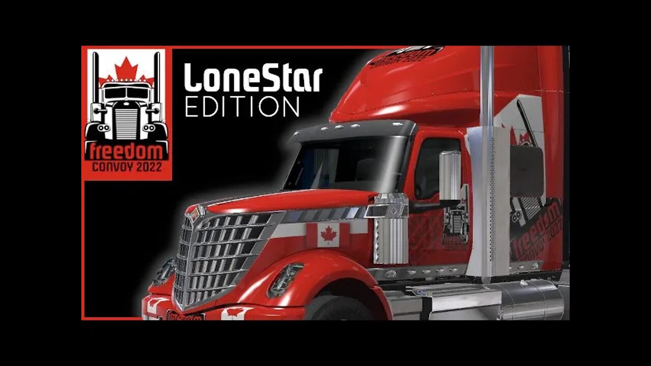 American Truck Simulator Freedom Convoy 2022 custom paint scheme