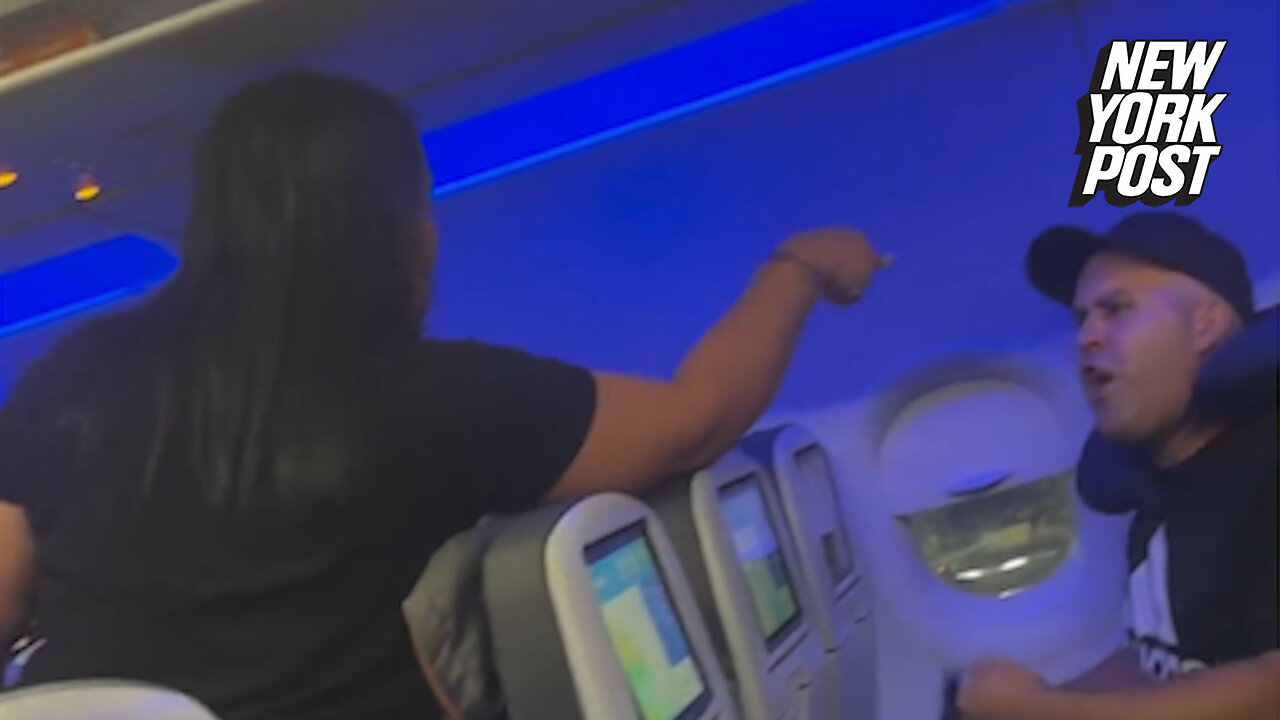 'Crazy' JetBlue passenger enters screaming match with mother, teen son onboard delayed JFK flight