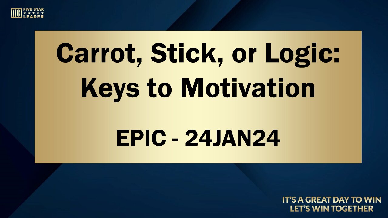 Motivation Tools Training