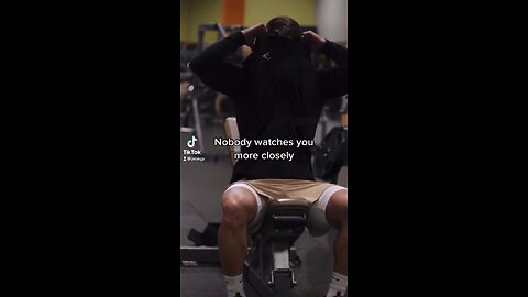 NOBODY WATCHES YOU MORE CLOSELY THAN....