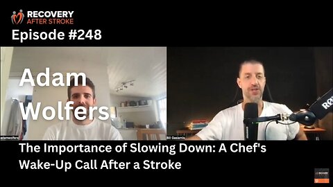 The Importance of Slowing Down: A Chef's Wake-Up Call After a Stroke | Adam Wolfers