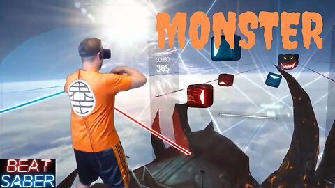 Beat Saber || Monster - Skillet || Expert Mixed Reality