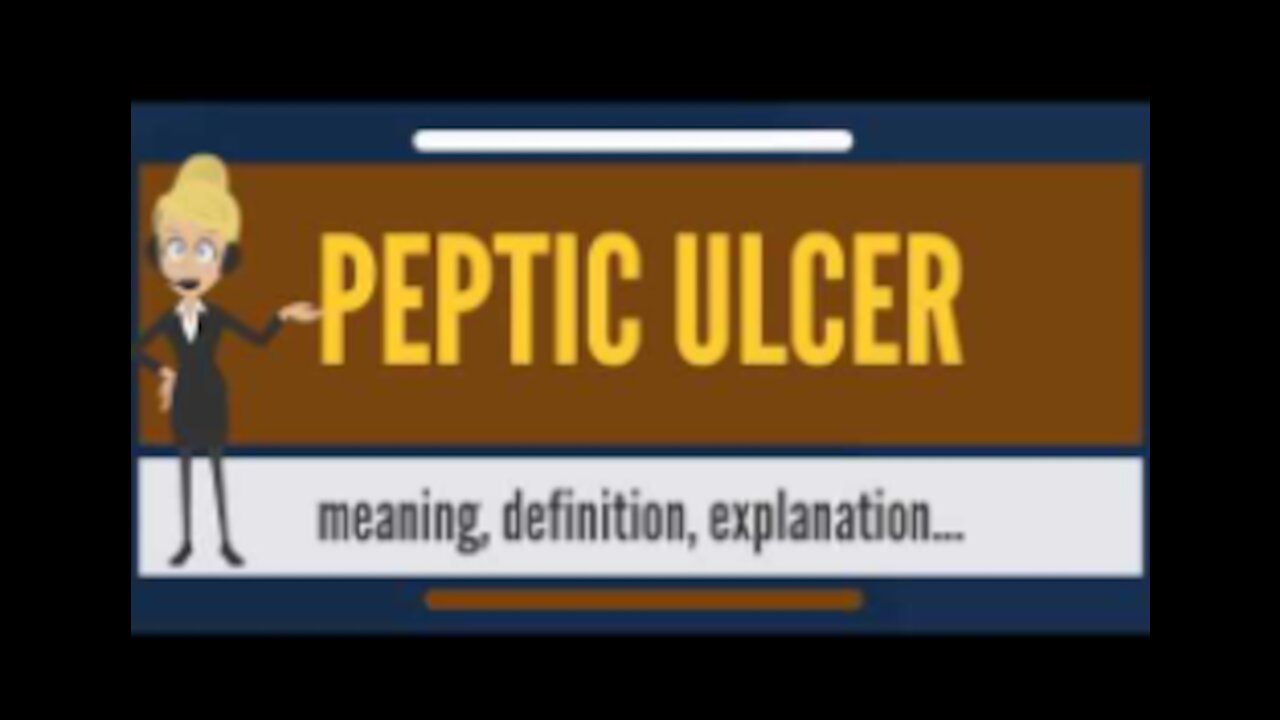 What is Peptic Ulcer? What does it mean? Peptic Ulcer meaning, definition & explanation