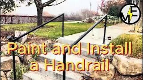 Painting & Installing a Welded Steel Handrail