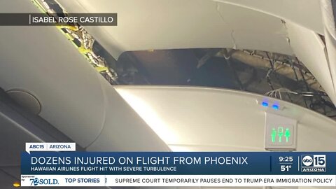 Grand Canyon University student on severe turbulence flight bound for Honolulu