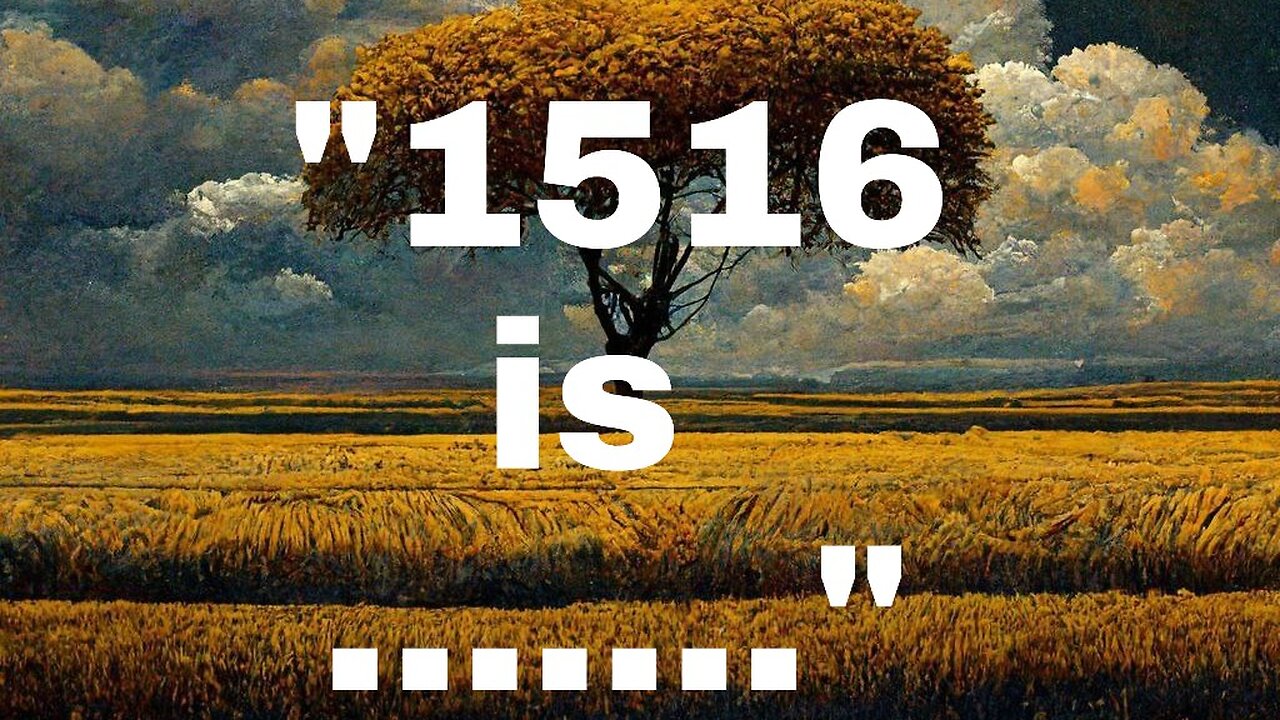 "1516 is .... " #rumble #motivation #quotes