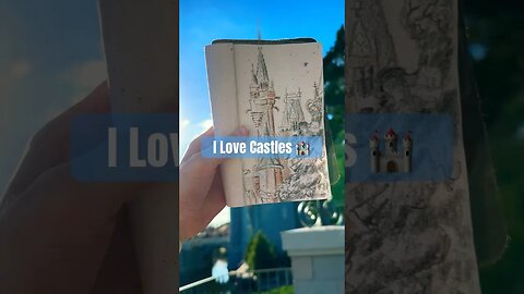 I Saw HER at DisneyWorld ✨ 🏰 👱‍♀️ 🟣 🦎#shorts #disneyworld #artwork